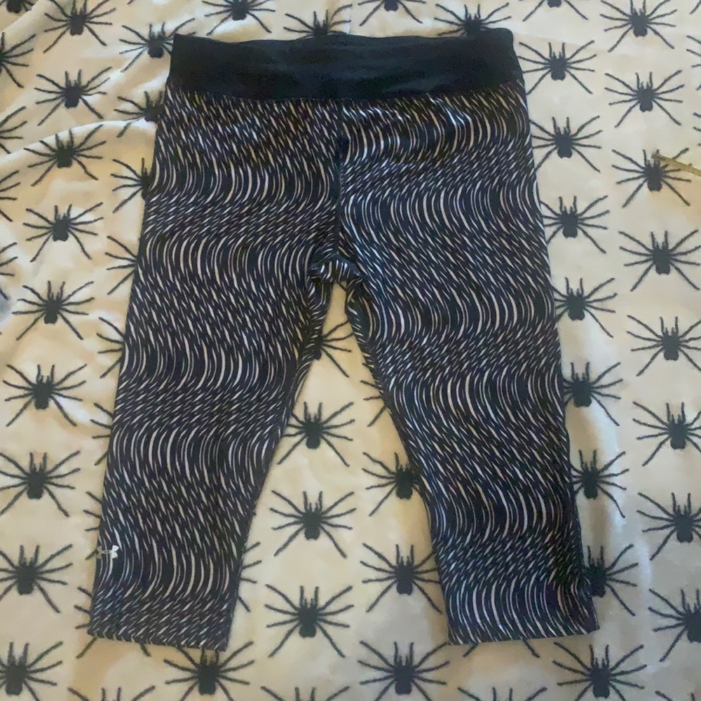 Under Armour heat gear compression crop leggings XL